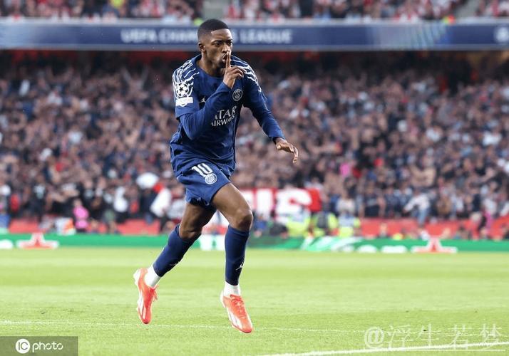 巴黎客场击败阿森纳，登贝莱贡献关键进球