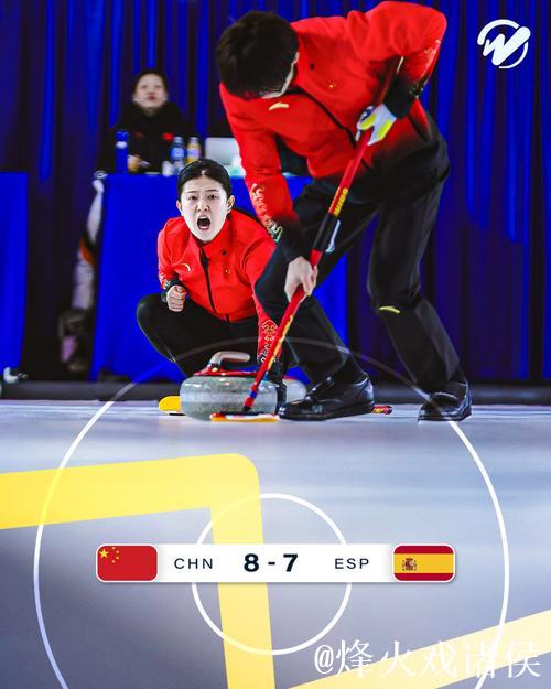 冬奥会冰壶落选赛：中国混双组合豪取六连胜